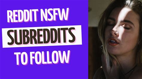 nsfw reddit list|nsfw